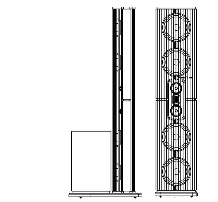 Technical drawing of Model D