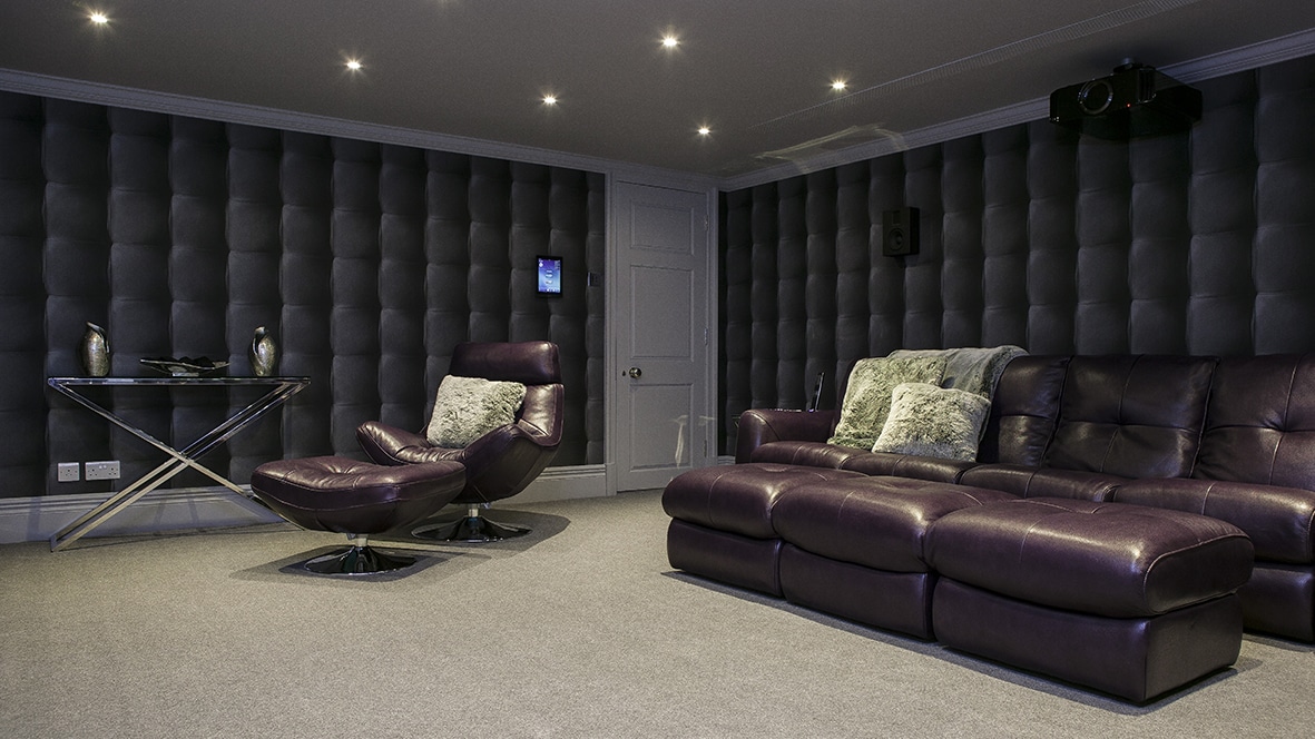 Home cinema in London with Model S