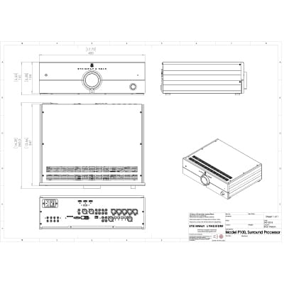 Download P100 processor technical drawings - Steinway Lyngdorf