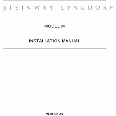 Model M installation manual