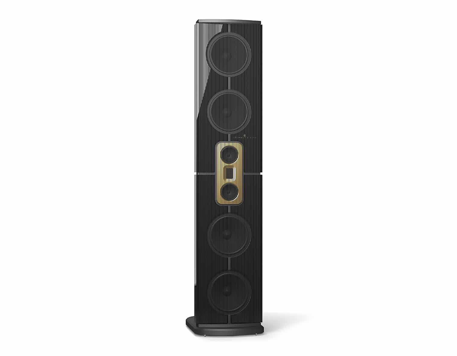 Model D floorspeaker on white background