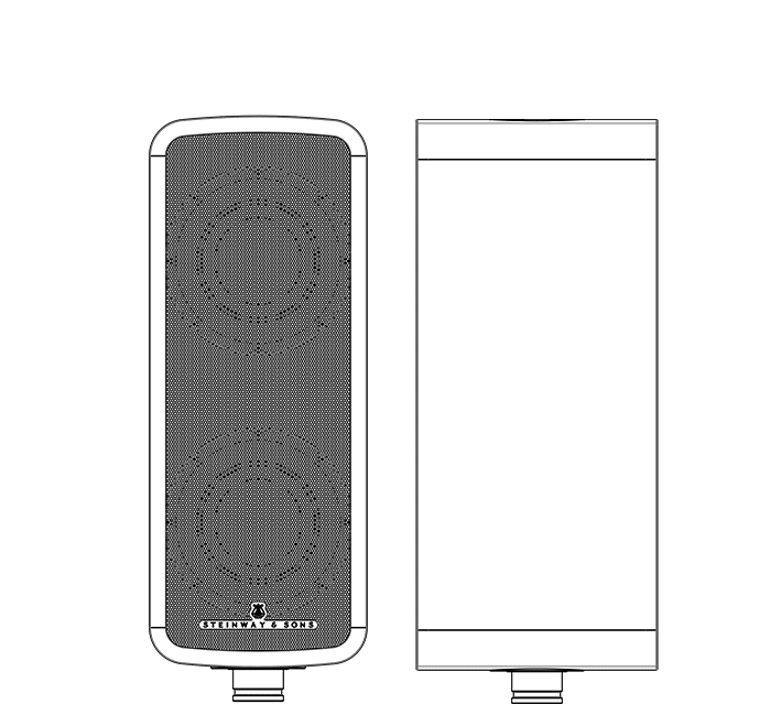 Marine Technical drawings of Marine speaker