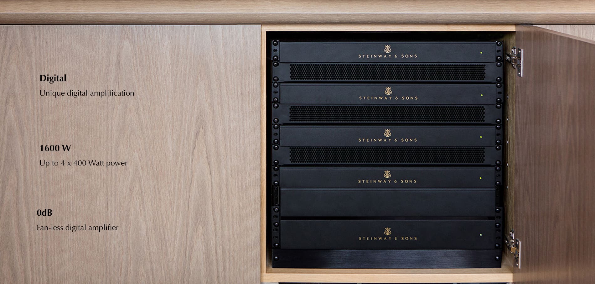 A1 and A2 amplifiers from Steinway Lyngdorf