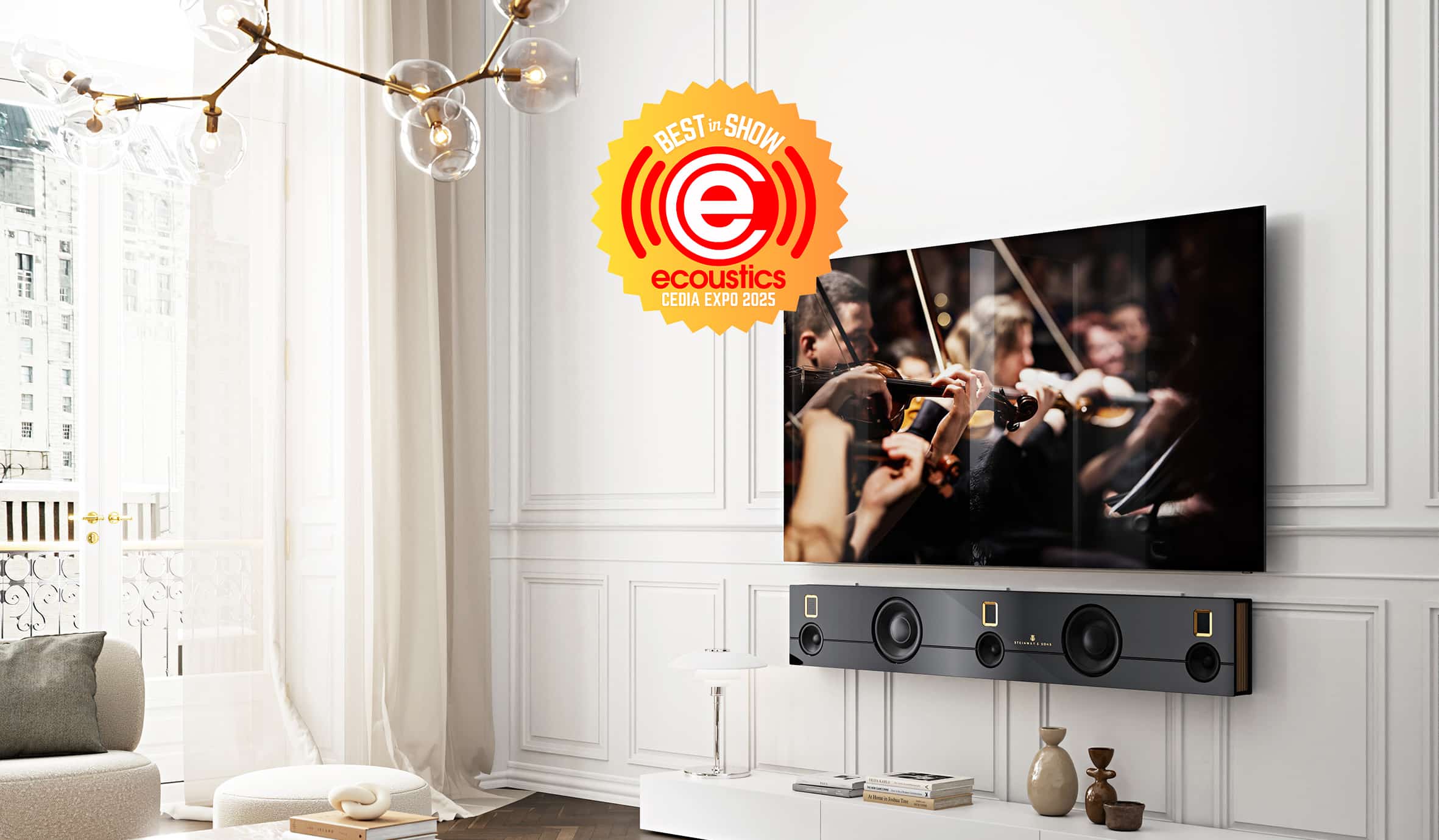 Steinway & Sons Model S Soundbar wins CEDIA award