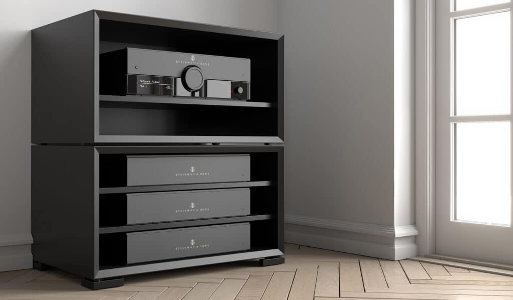 Steinway & Sons electronics in black Clic furniture