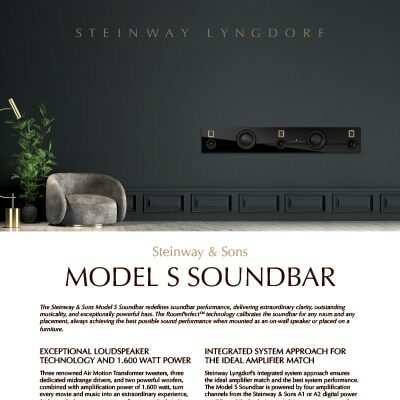 Model S Soundbar fact sheet