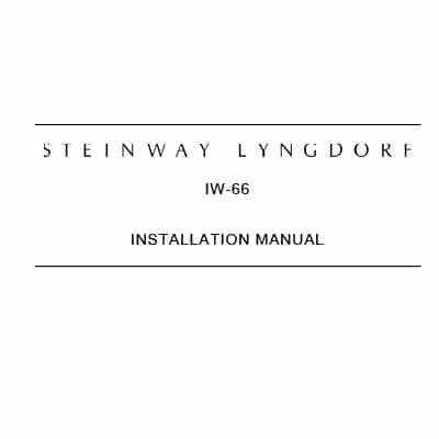 Model IW-66 installation manual
