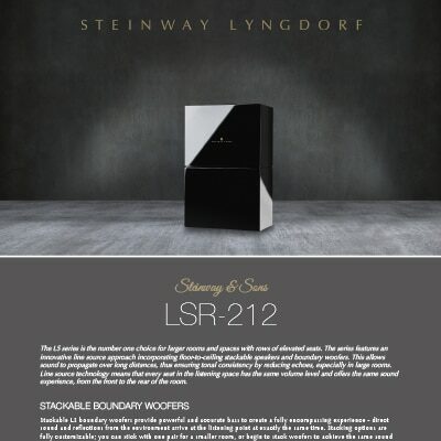 LSR-212 boundary woofer fact sheet
