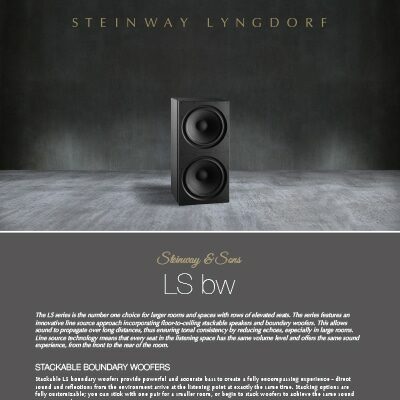 LS boundary woofer fact sheet