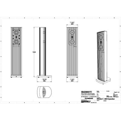 Model C technical drawings