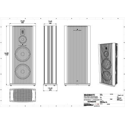 Model A technical drawings